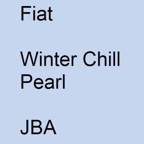 Fiat, Winter Chill Pearl, JBA.